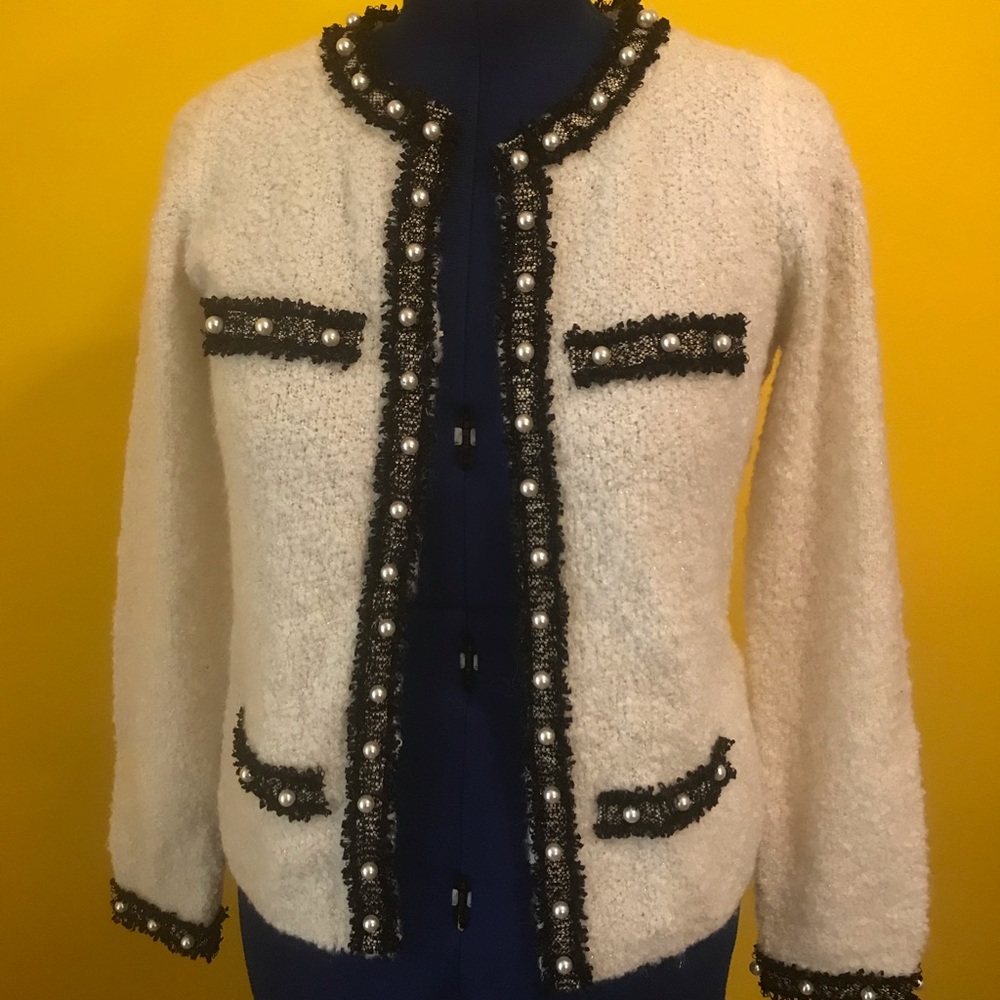 Pearl tweed jacket